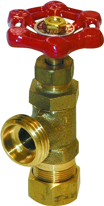 B & K ProLine Series 102-033 Boiler Drain Valve, 1/2 in Connection, Compression x MHT, 125 psi Pressure, Manual Actuator