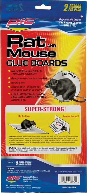 PIC GRT-2F Ready-to-Use Glue Trap, 5-1/4 in W, 11 in H