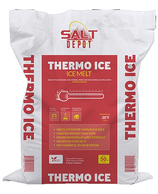 Salt Depot TI50 THERMO ICE Thermo Ice Melt, Crystalline, Purple, Slightly Aromatic, 50 lb Bag