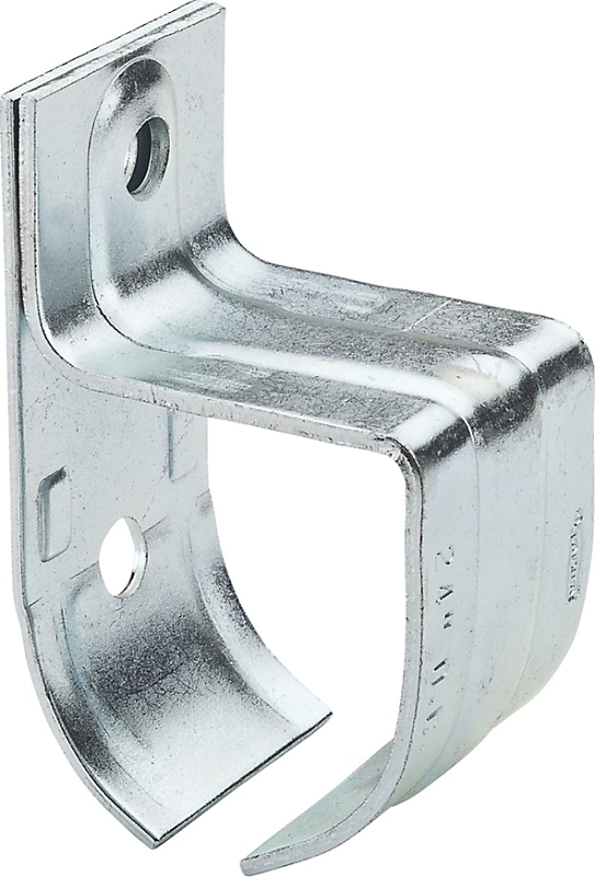 National Hardware N100-006 Round Rail Bracket, Steel, Zinc-Plated, Pack of 10