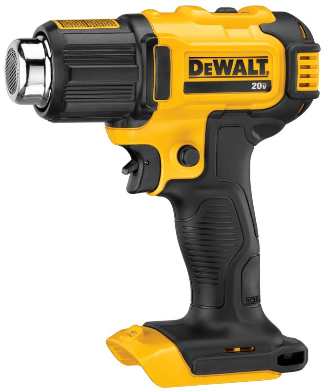 DEWALT 20V MAX DCE530B Cordless Heat Gun, Tool Only, 20 V, 5 Ah, 6.7 cfm Air, 500 to 990 deg F