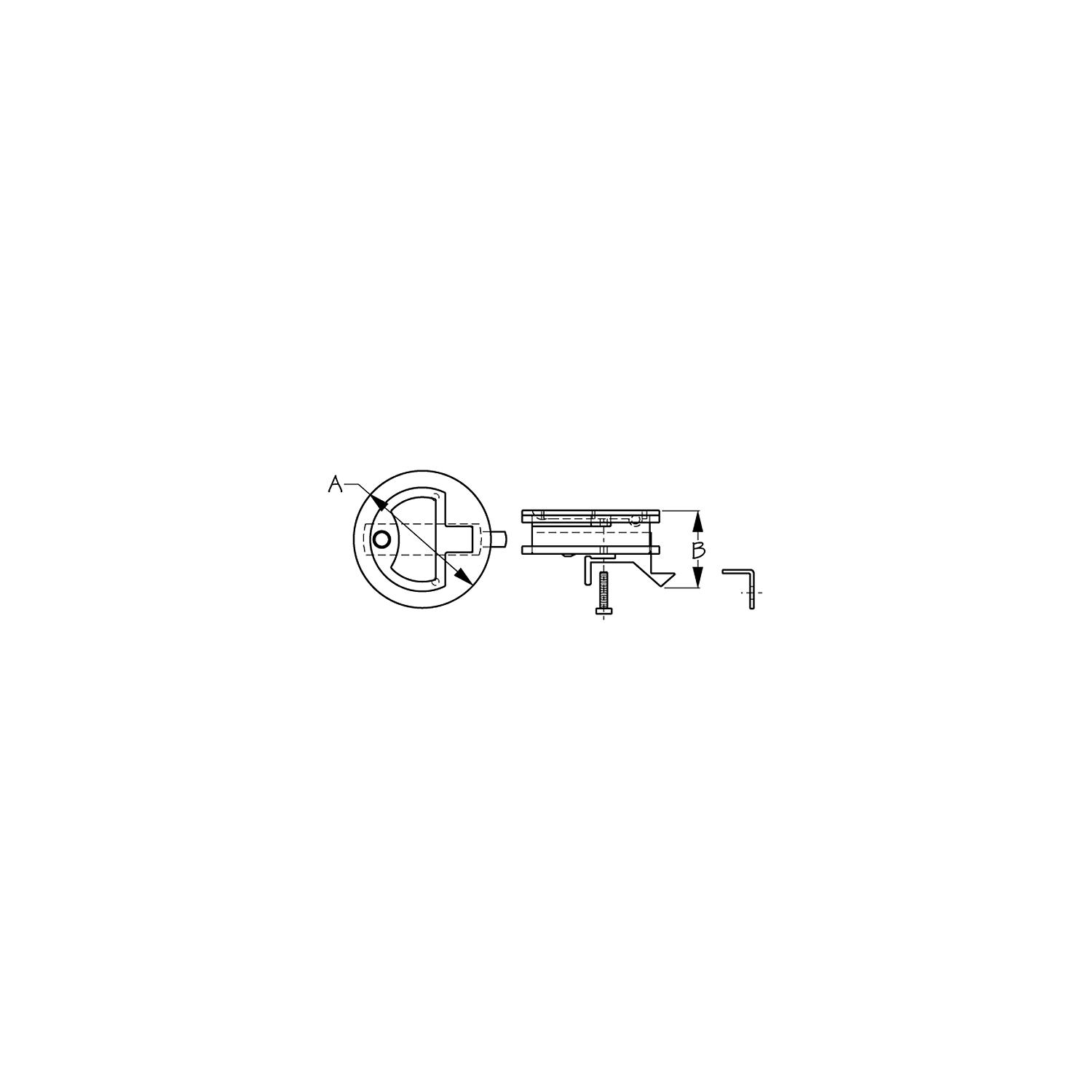 SeaDog Non-Watertight Slam Latch - Investment Cast 316 Stainless - 1/8â³ Fastener - 1-1/2â³ Diameter
