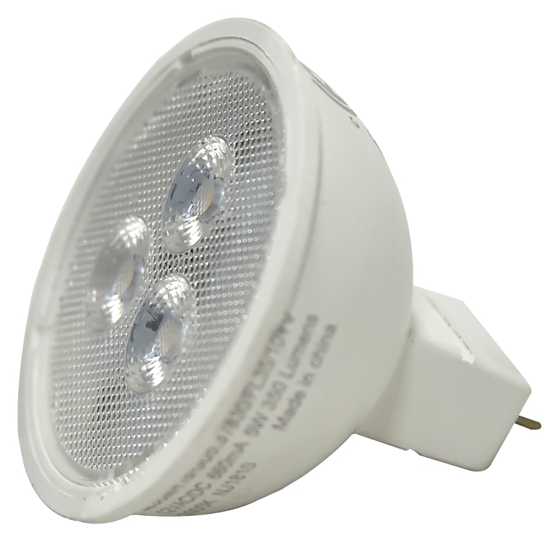 Sylvania 79129 LED Bulb, Recessed/Track, MR16 Lamp, 35 W Equivalent, GU5.3 Lamp Base, Non-Dimmable, Silver