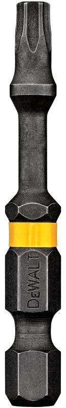 Impact Ready DWA2TX20IRB Power Single End FlexTorq Screwdriver Bit, T20, Torx, 1/4 in Hex Shank, 2 in L, Pack of 50