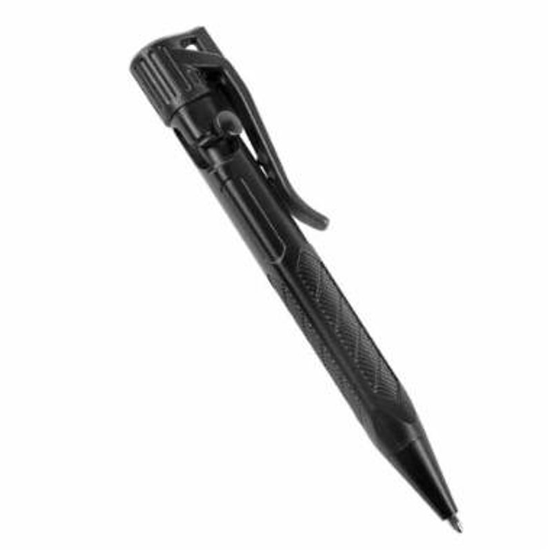 Rite in the Rain 20K Mini Bolt Action Pen, 0.9 mm Tip, Black Ink, Textured Grip
