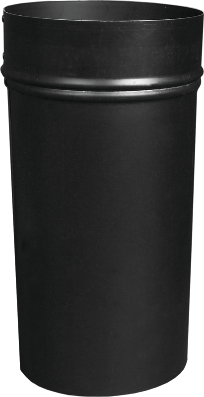 Imperial BM0044 Slip Connector, 8 in, 12 in L, 24 ga Thick Wall, Steel, Black, Matte