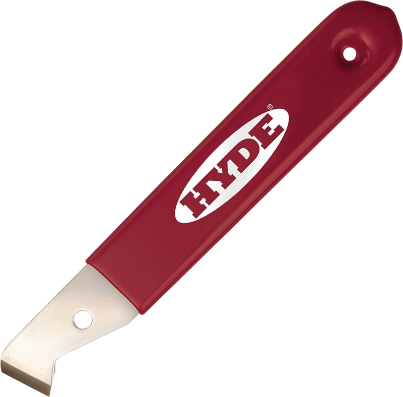 Hyde 45730 Cutting Tool, Double-Bevel Ground Blade, Plastic/Steel, Plastic Handle