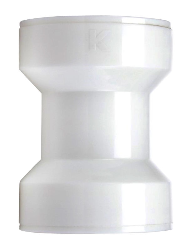 Insta-Plumb 46QLK Straight Coupling, Plastic, White, For: Undersink Tubular Drainage