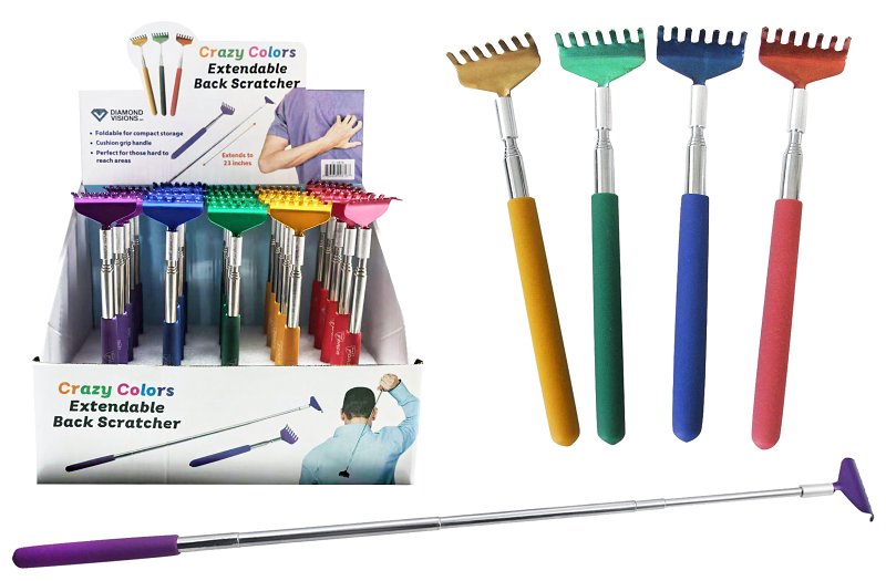 Diamond Visions 01-0816 Back Scratcher, 27 in L, Cushion Grip Handle, Pack of 25