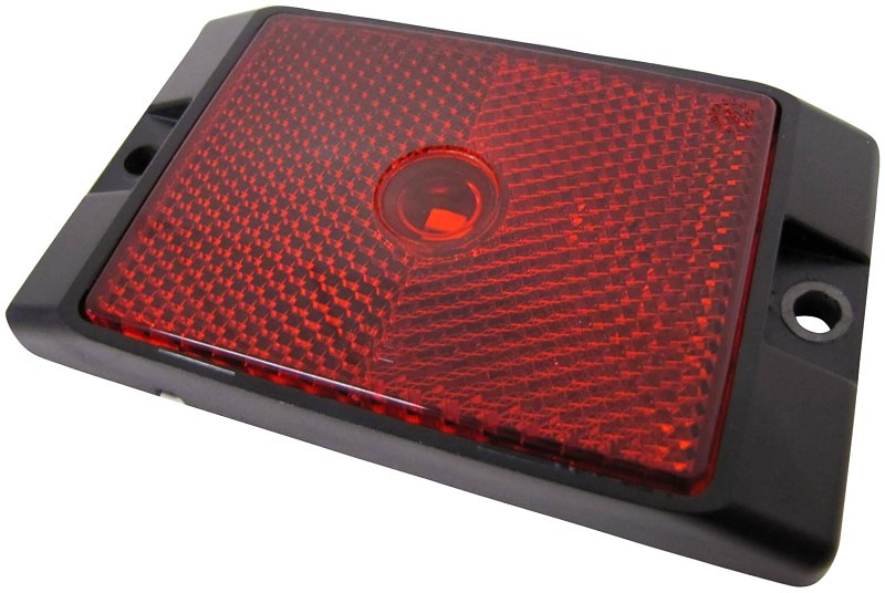 PM V215R Side Marker/Clearance Light, 9 to 16 V, LED Lamp, Red Lens, Plastic Housing Material, Surface Mounting