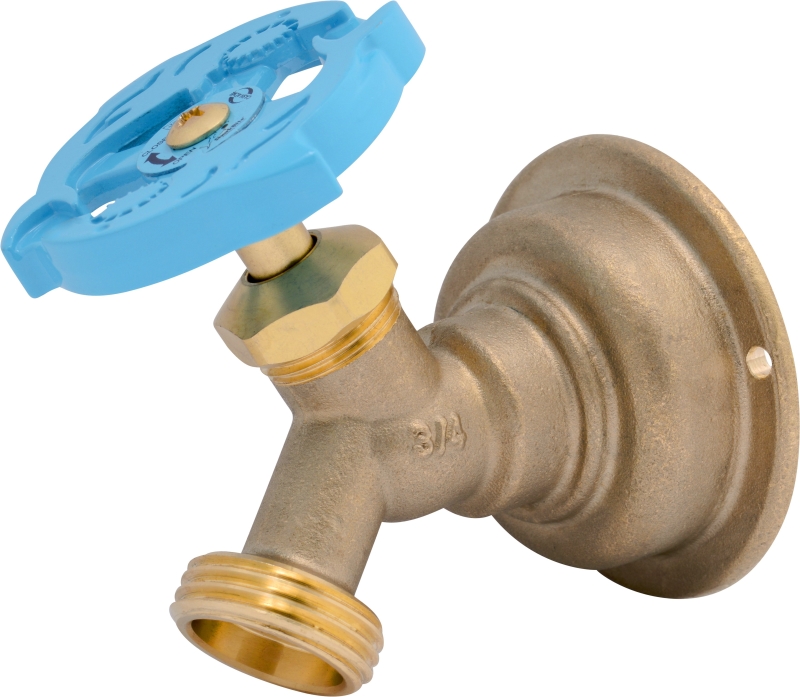 SharkBite 24633LF Hose Bibb, 3/4 in Connection, Hose Bibb x MHT, 200 psi Pressure, Multi-Turn Actuator, Brass Body