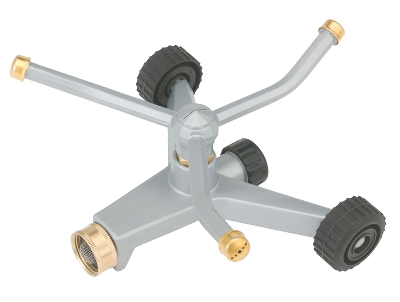 Gilmour 845003-1002 Whirling Sprinkler, 3/4 in Connection, Female, 632 sq-ft, Full-Circle, Spray Nozzle, Metal