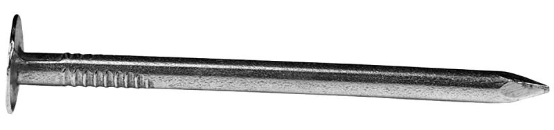ProFIT 0132135 Hand Drive Roofing Nail, 6D Penny, 2 in L, Flat Head, 11 ga Gauge, Steel
