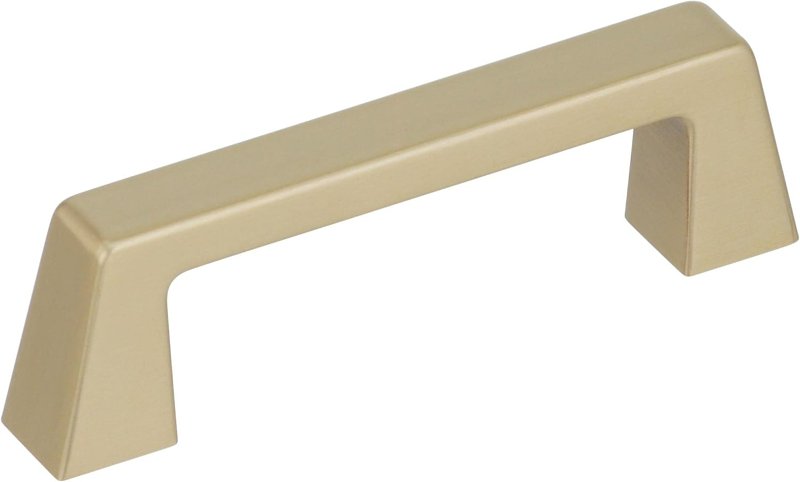 Amerock Blackrock Series BP55275BBZ Cabinet Pull, 3-3/4 in L Handle, 1-1/16 in Projection, Zinc, Golden Champagne