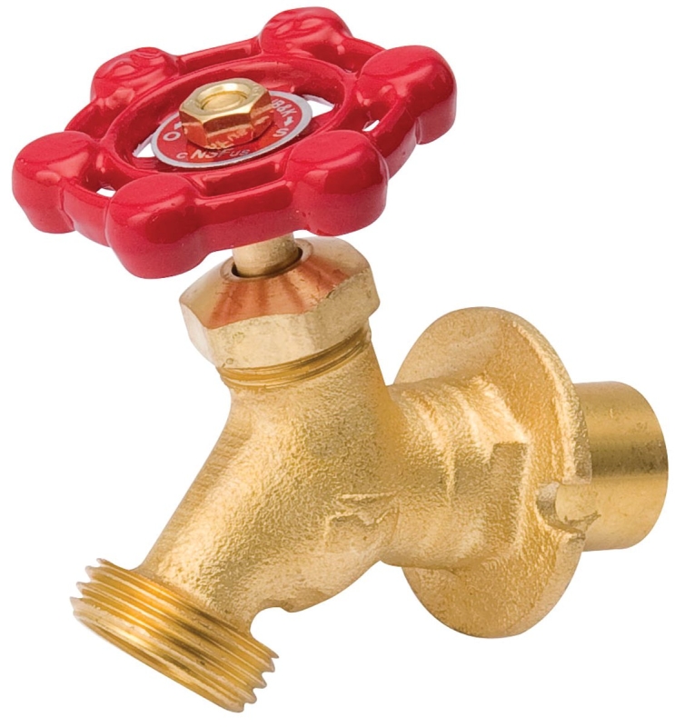 B & K ProLine Series 108-503HC Sillcock Valve, 1/2 x 3/4 in Connection, Sweat x MHT, 125 psi Pressure, Brass Body