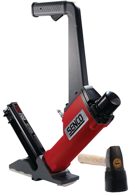 Senco 8D0001N Strip Floor Nailer, 107 Magazine, 0 deg Collation, Strip Collation, 1-1/2 to 2 in L Fastener