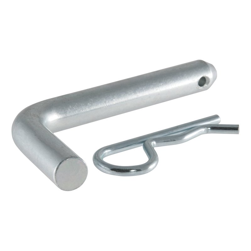 Curt 21581 Hitch Pin, 5/8 in Dia Pin, Steel, Zinc, For : 2 in or 2-1/2 in Receiver Tubes
