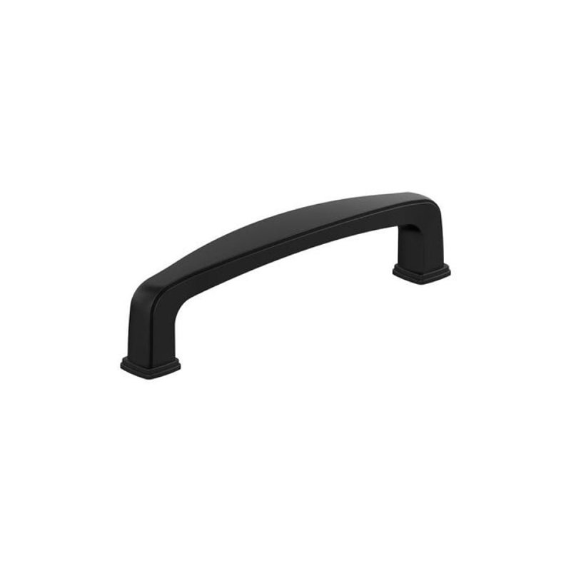 Franklin BP37051MB Cabinet Pull, 4-1/4 in L Handle, 9/16 in H Handle, 1-1/16 in Projection, Zinc, Matte Black