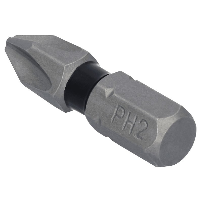DEWALT TOUGHGRIP DWAF1PH2TG30 Screwdriving Bit with Storage Case, #2 Drive, Phillips Drive, 1/4 in Shank, Hex Shank