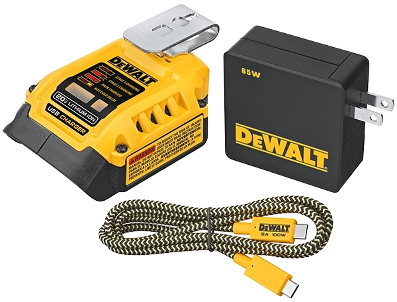 DEWALT 20V MAX/FLEXVOLT DCB094K USB Charging Kit, 20 V, Battery Included: No