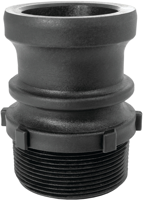 Green Leaf F Series 200F/GLP200F Cam Lever Coupling, 2 in, Male x MNPT, Glass Filled Polypropylene
