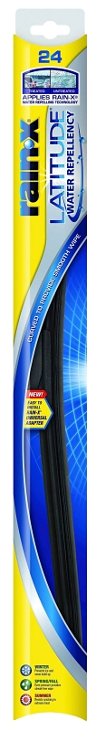 RainX Latitude 507928025079280 Winter Wiper Blade 24 in Curved Blade Rubber