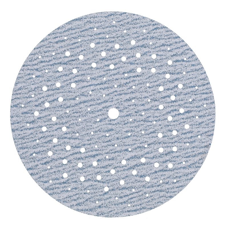 Norton 07660704034 Sanding Disc, 5 in Dia, 11/16 in Arbor, P100 Grit, Medium, Alumina Ceramic Abrasive, Spiral