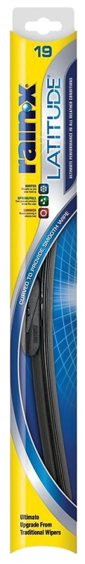 RainX Latitude 507927615079276 Winter Wiper Blade 19 in Curved Blade Rubber