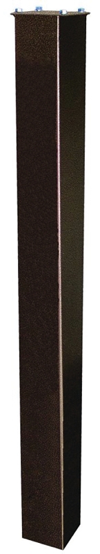 Mail Boss 7123 In-Ground Post Spreader Plate, 43 in L, 4 in W, 4 in H, Steel, Galvanized