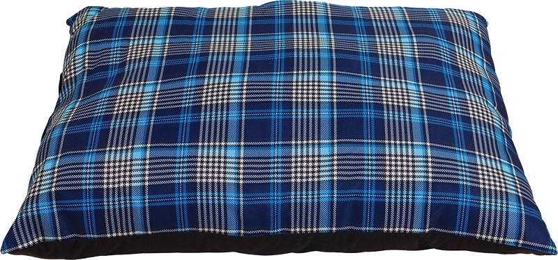 Aspenpet 27300 Pillow Pet Bed, 27 in L, 36 in W, Sleep Denim Pattern, Polyester Fiber Fill, Plush Fabric Cover, Assorted