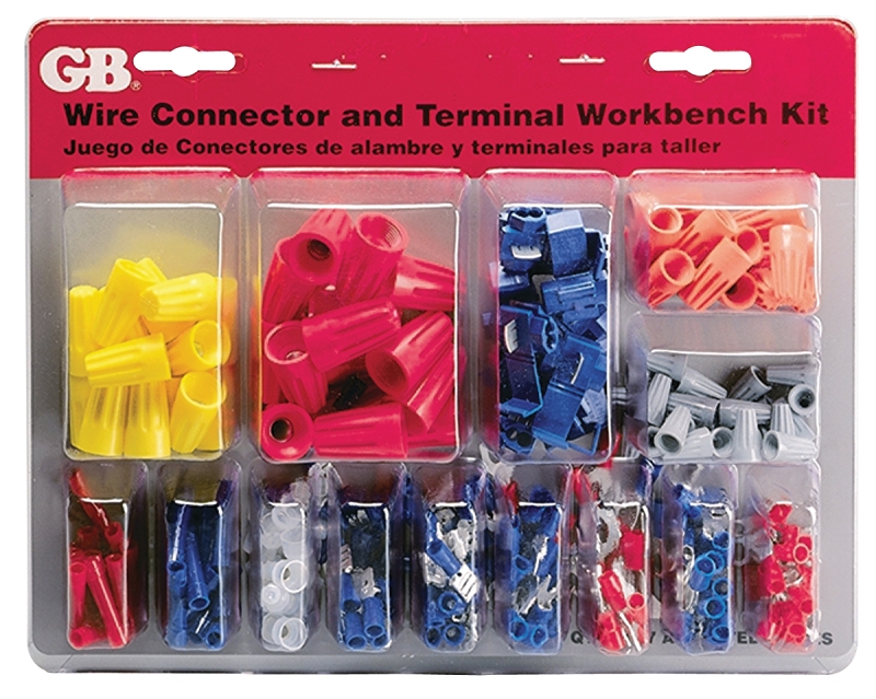 Gardner Bender TK-500 Wire Connector Kit, Vinyl, Assorted, 247-Piece