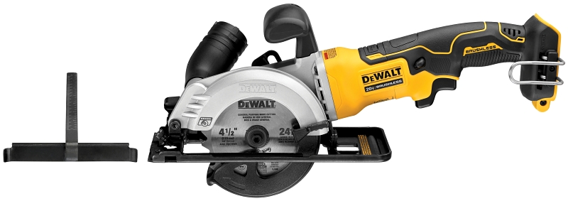 DEWALT 20V MAX ATOMIC DCS571B Brushless Cordless Circular Saw, Tool Only, 20 V, 4-1/2 in Dia Blade, 45, 90 deg Bevel