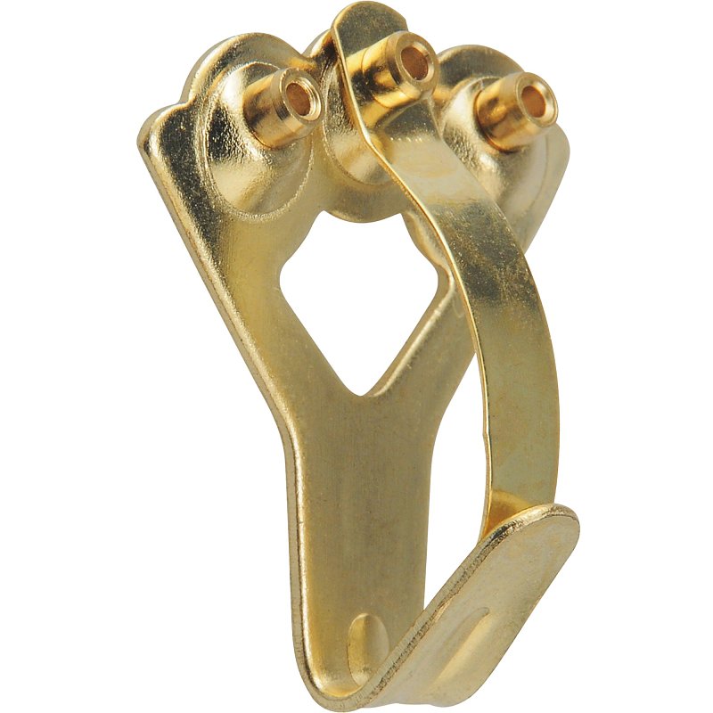 OOK 53102 Tremor Picture Hanger, 75 lb, Steel, Brass-Plated, Gold