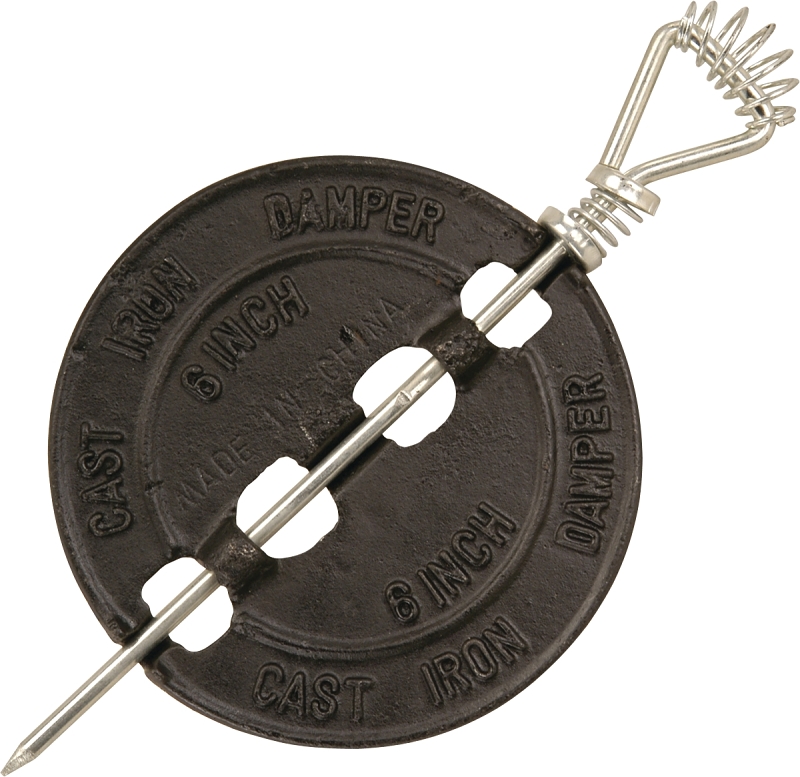 Imperial BM0052-A Damper, 7 in Pipe, Cast Iron, Matte