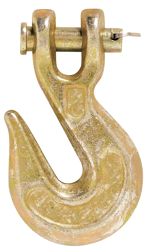 Baron 330-3/8-7 Clevis Grab Hook, 3/8 in, 5400 lb Working Load, 70 Grade, Alloy Steel, Electro-Galvanized