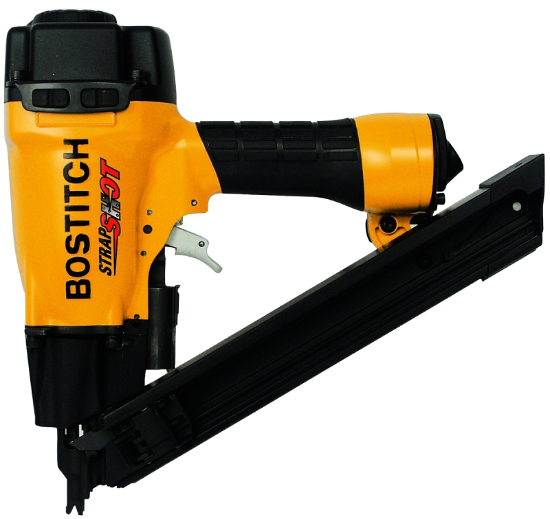 Bostitch MCN150 Metal Connector Nailer, 29 Magazine, 35 deg Collation, Paper Tape Collation, 6.7 cfm Air