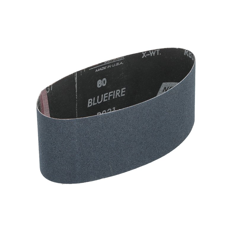 Norton 0766074961 Sanding Belt, 3 in W, 21 in L, 80 Grit, Medium, Zirconia Aluminum Abrasive