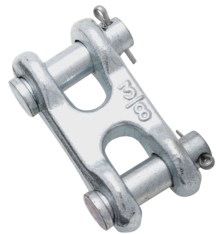 National Hardware 3248BC Series N240-887 Clevis Link, 3/8 in Trade, 5400 lb Working Load, 43 Grade, Steel, Zinc-Plated