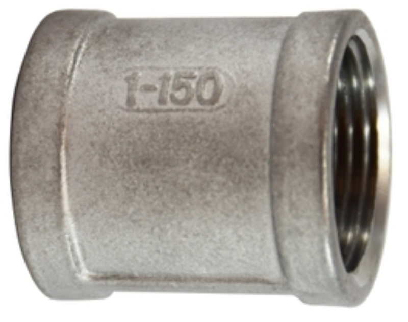 Midland Industries 62415BAG Pipe Coupling, 1 in, Stainless Steel, 300 psi Pressure