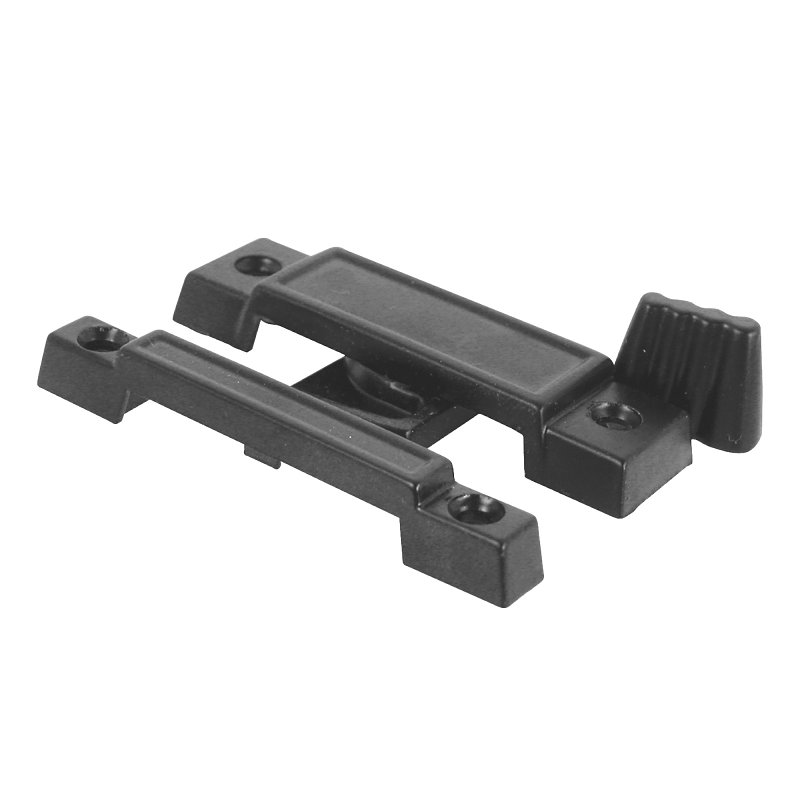Prime-Line F 2532 Sliding Window Sash Lock, 2-1/2 in L x 23/32 in W Backplate, 2-1/4 in L Handle, Zinc, Painted