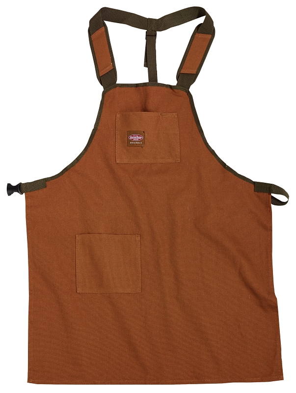 Bucket Boss 80300 Supershop Apron, 52 in Waist, Fabric, Brown/Green, 2-Pocket