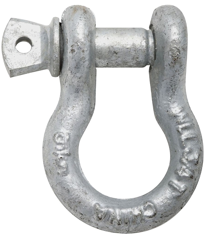 National Hardware 3250BC Series N223-677 Anchor Shackle, 5/16 in Trade, 1500 lb Working Load, 5/16 in Dia Wire, Steel