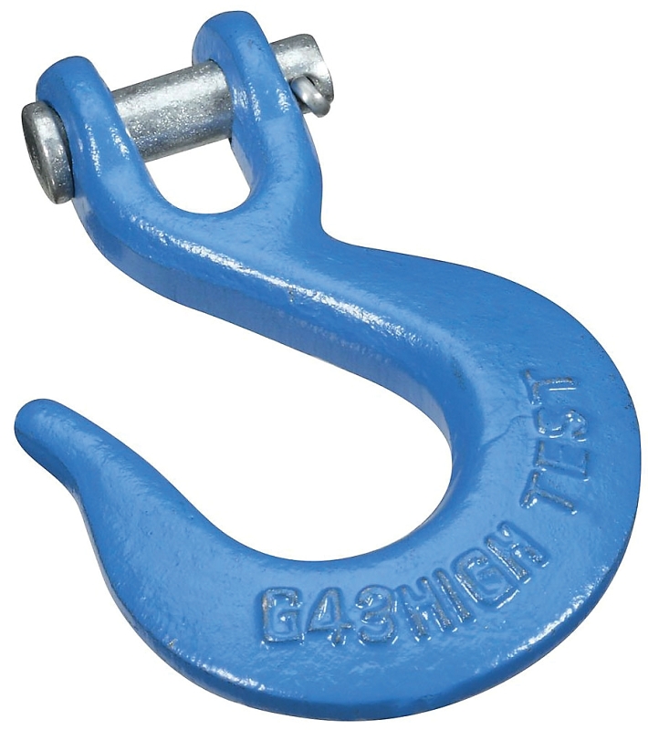 National Hardware 3242BC Series N177-253 Clevis Slip Hook, 1/4 in, 2600 lb Working Load, 43 Grade, Steel
