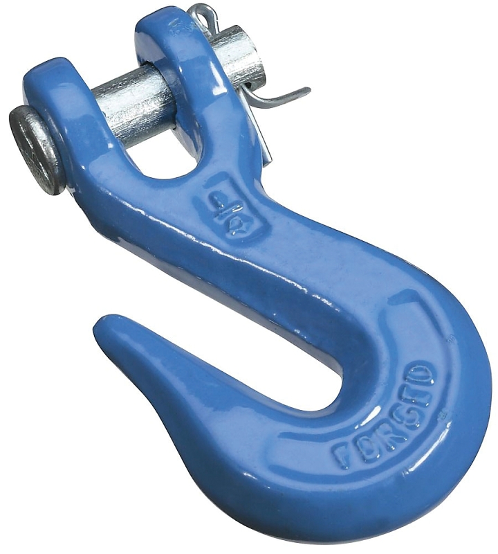 National Hardware N177-212 Clevis Grab Hook, 1/4 in, 2600 lb Working Load, 43 Grade, Steel, Zinc-Plated