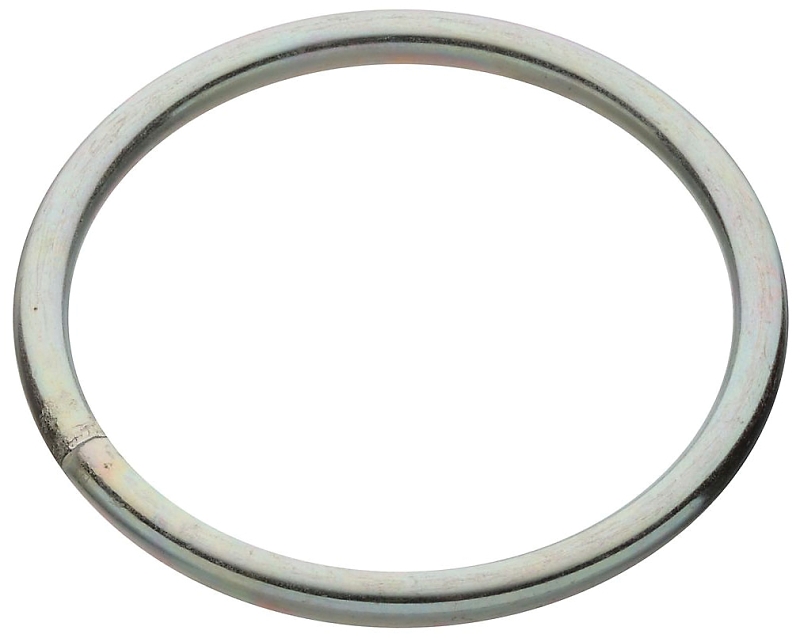 National Hardware 3155BC Series N223-172 Welded Ring, 850 lb Working Load, 3 in ID Dia Ring, #1 Chain, Steel