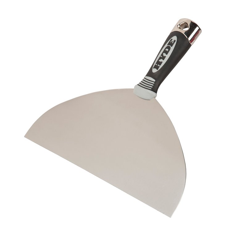 Hyde Pro Stainless 06882 Joint Knife, 10 in W Blade, Stainless Steel Blade, Flexible Blade, Hammer Head Handle