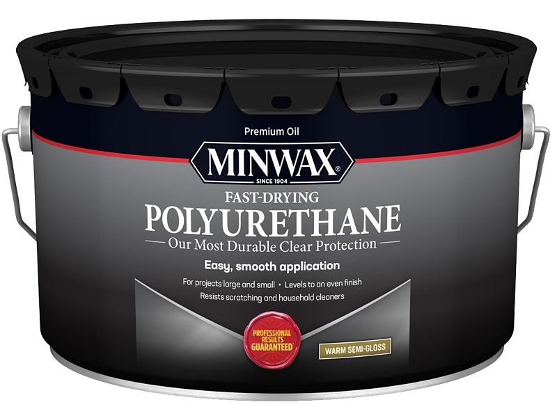 Minwax 71058000 Polyurethane, Gloss, Liquid, Clear, 2.5 gal