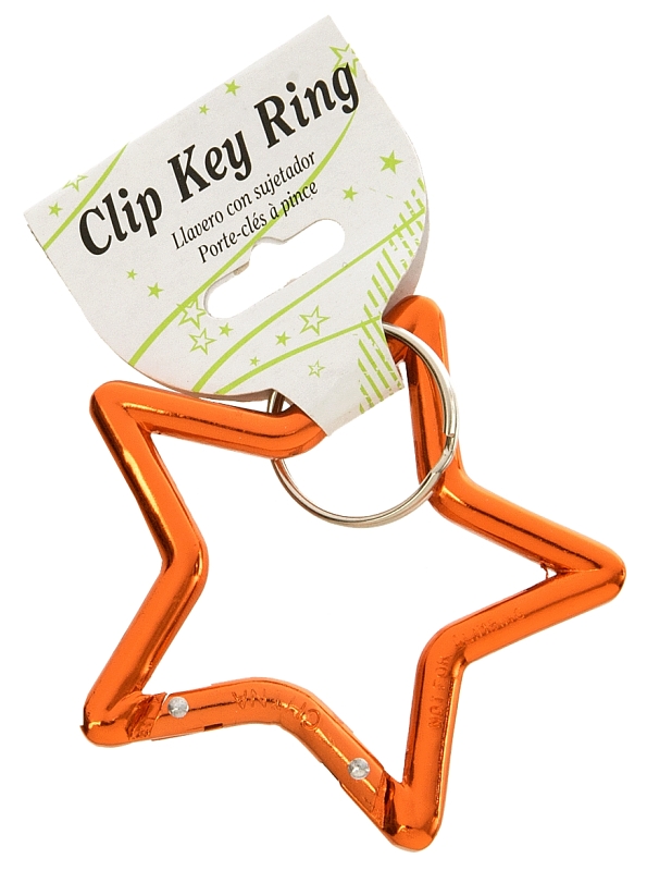 2GO KH495 Key Carabiner, 5 in OAL, Aluminum, Assorted, Pack of 5