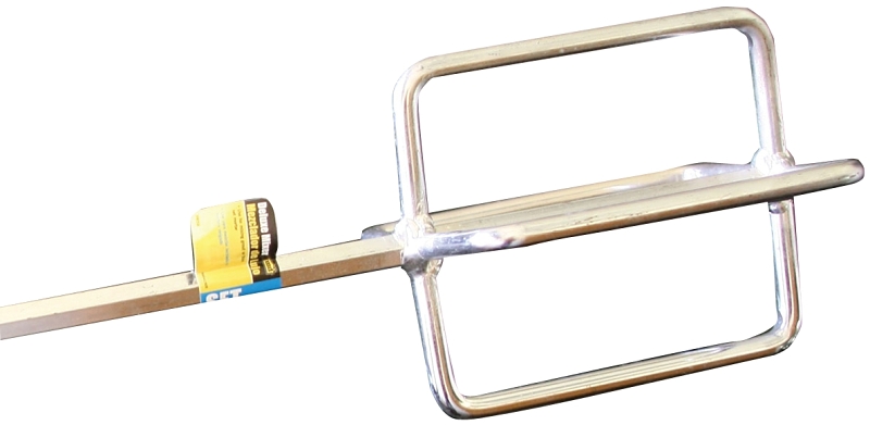 M-D 49058 Mixer, 22-1/2 in OAL, Paddle Head, 5-1/2 in Dia Head, Mixer Paddle Attachment, Stainless Steel, Chrome-Plated