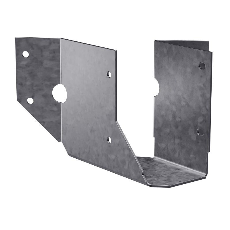 Simpson Strong-Tie SUR Series SUR26 Hanger, 5 in H, 2 in D, 1-9/16 in W, Steel, Zinc Galvanized, Face Mounting, Pack of 25
